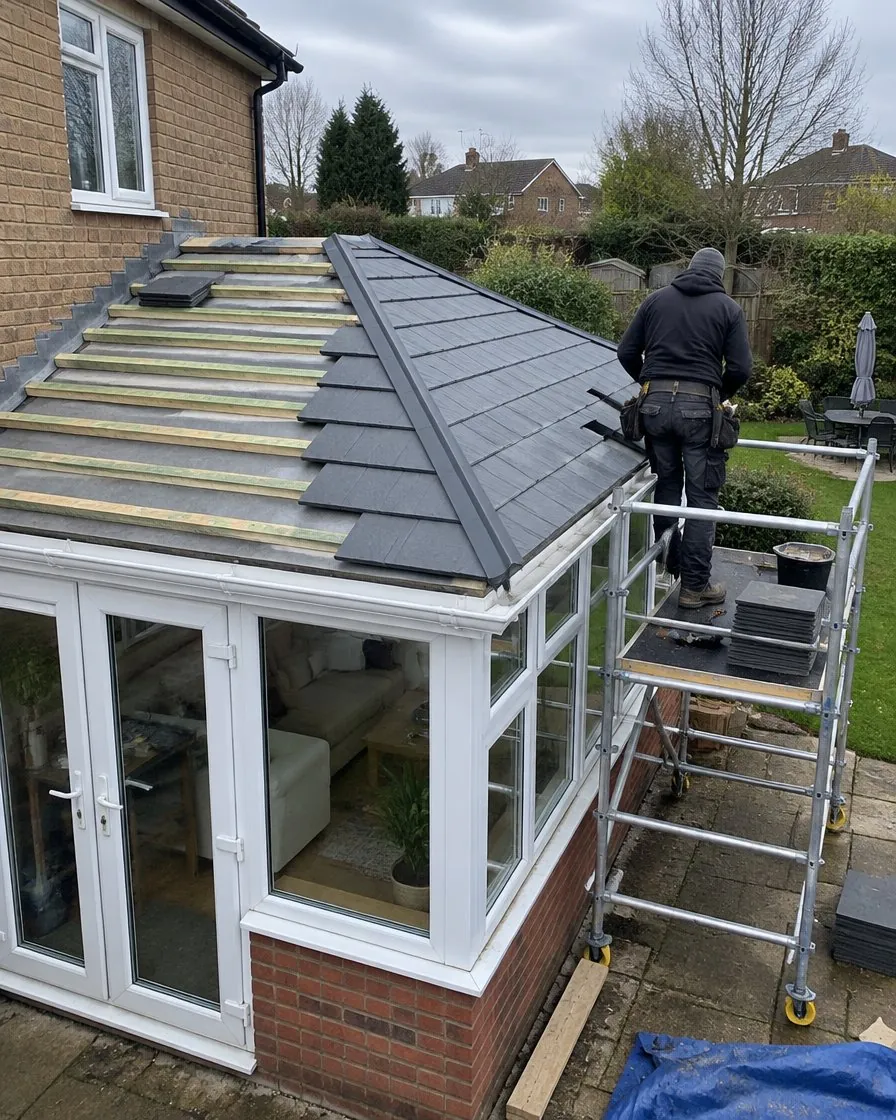 Conservatory roof replacement in Bovey Tracey