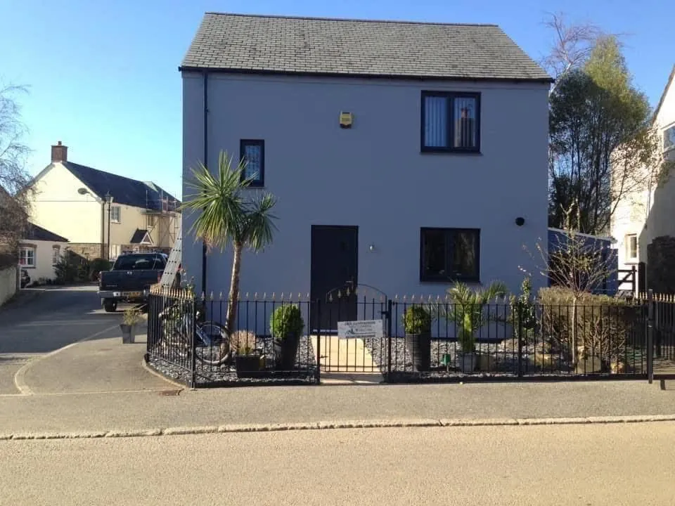 Finished exterior painting and roofline work in Bovey Tracey